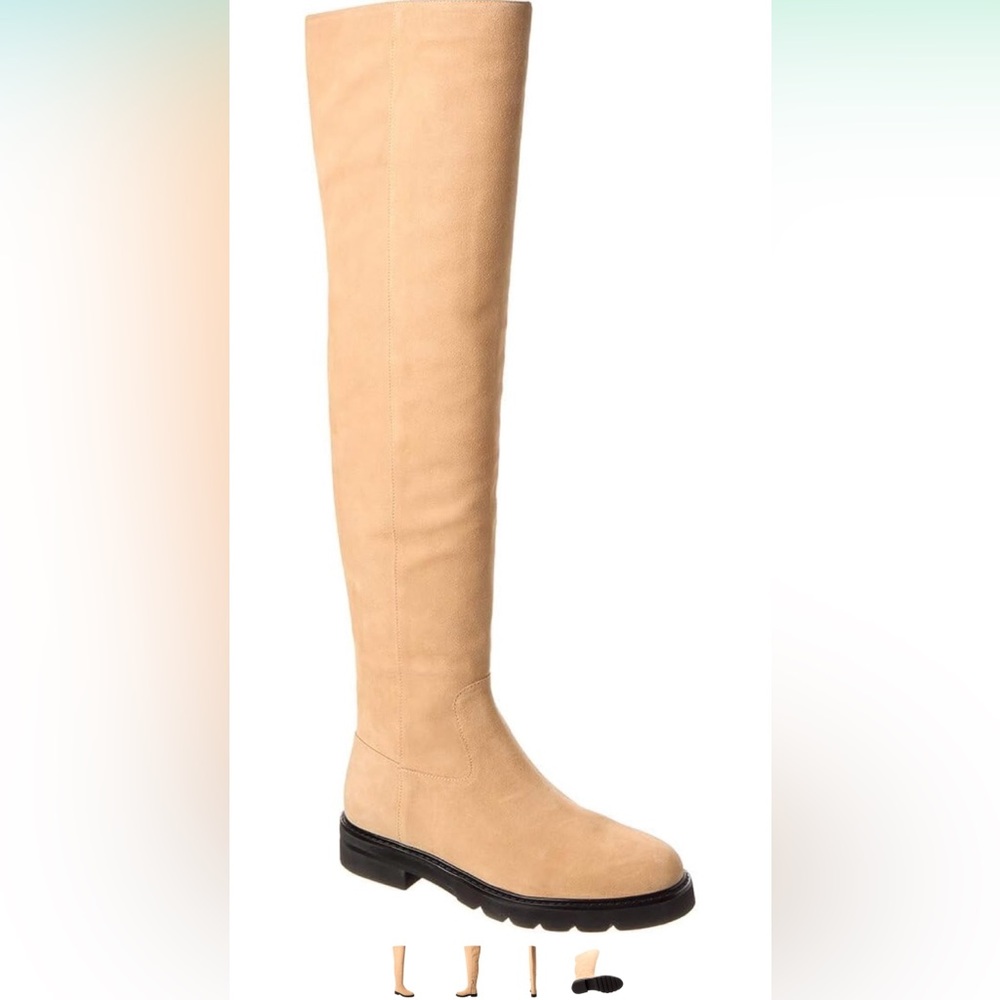 Stuart Weitzman chicago lug suede over-the-knee boot BRAND NEW IN BOX